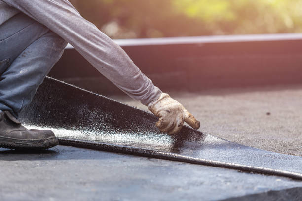 Professional Waterproofing technician working in Campbellsport, WI